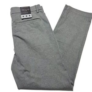 Banana Republic Core Temp Chino Pants Mens 30x30 Gray Slim Stretch NEW $120